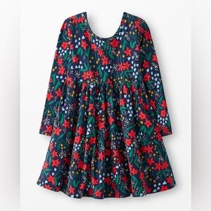 Hanna Andersson Red and Blue Floral Kids Dress